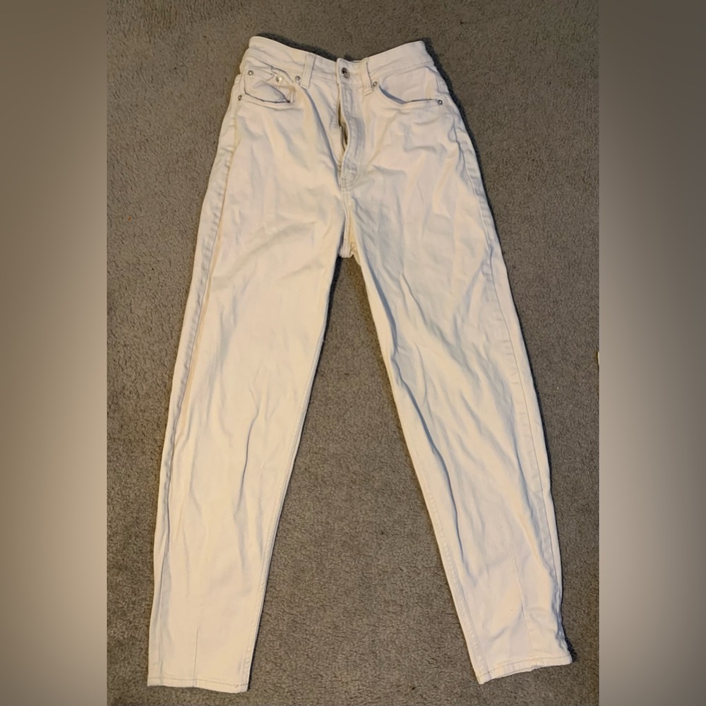 Divided H&M Cream Colored Jeans